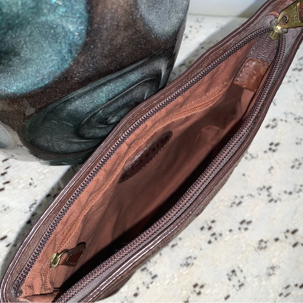 Fossil Leather Crossbody Bag - Picture 10 of 15